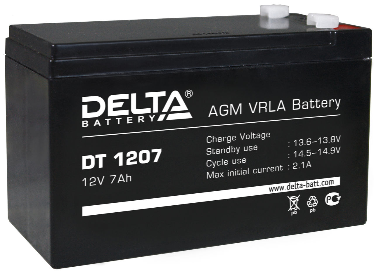 DT 1207 - аккумулятор Delta DT 7ah 12V  